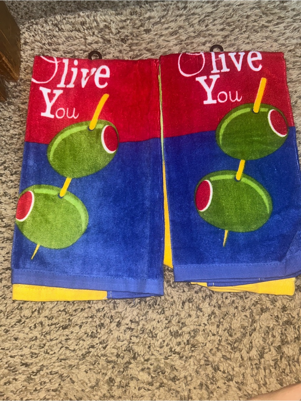 Olive You Cocktail Kitchen Towels